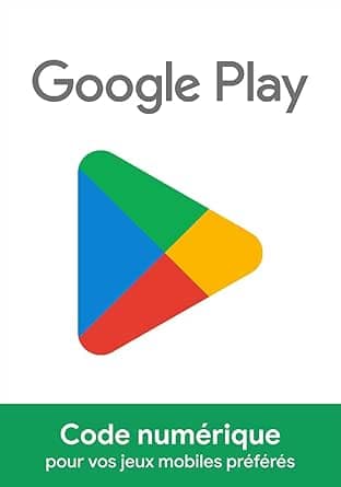 Code cadeau Google Play €100 – Faites-vous plaisir avec des jeux, applications et plus encore (Livraison par e-mail – réservé aux clients en France)