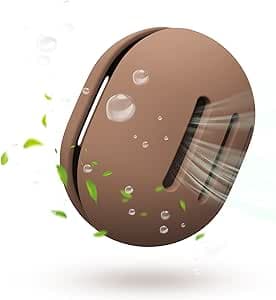 FVION Etui Beauty Blender, Porte Eponge Maquillage Silicone, Boite Beauty Blender, Support Eponge Maquillage Voyage - Beauty Blender Cover (Brun)