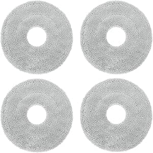 Rechange Serpillières Compatibles avec Dreame L10 Ultra/ L10S Pro/ L10S Ultra/ L10S Pro Ultra Heat/ L10 Prime/ L20 L30 L40 L50 X30 X40 X50 Ultra/Mova E30 V50 Ultra P10 P50 Pro Ultra/Xiaomi X10+ X20+